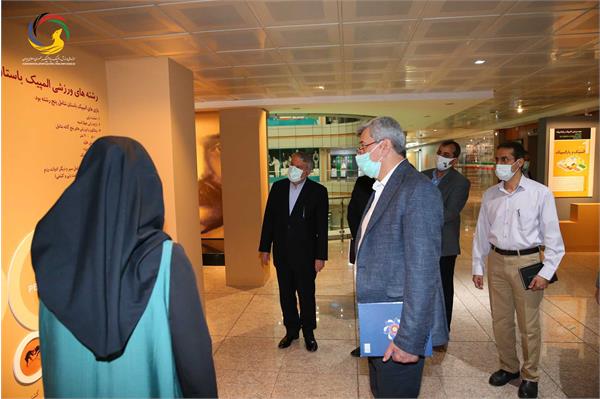 بازدید قائم مقام ریاست دانشگاه آزاد دکتر جمشید صباغ زاده در واحد علوم تحقیقات از موزه ملی ورزش