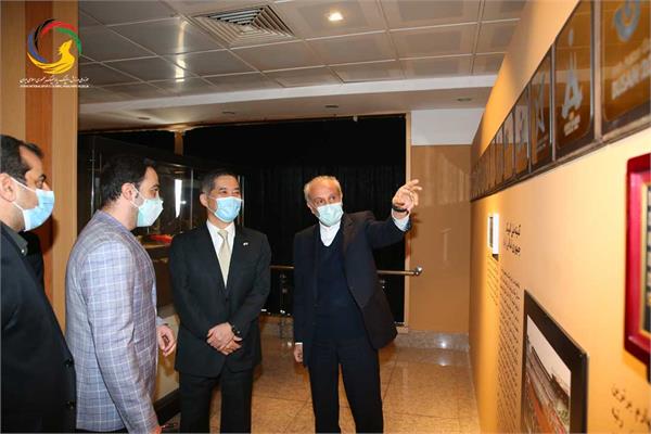 بازدید سفیر ژاپن از موزه ملی ورزش،المپیک،پارالمپیک