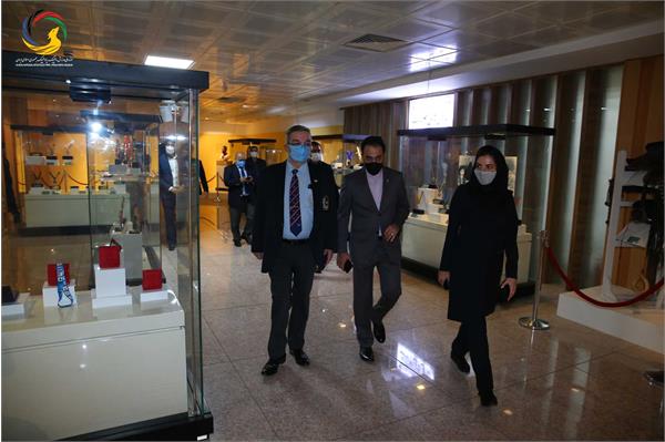 بازدید گاستون پاراژ رئیس فدراسیون جهانی پاورلیفتینگ از موزه ملی ورزش، المپیک، پارالمپیک