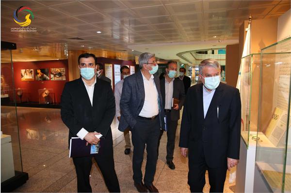 بازدید قائم مقام ریاست دانشگاه آزاد دکتر جمشید صباغ زاده در واحد علوم تحقیقات از موزه ملی ورزش