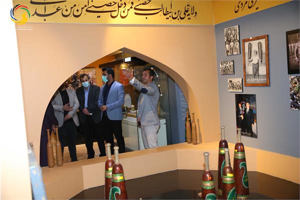 بازدید دکتر صفا صاحب نیف رئیس فدراسیون تنیس عراق از موزه ملی ورزش، المپیک، پارالمپیک