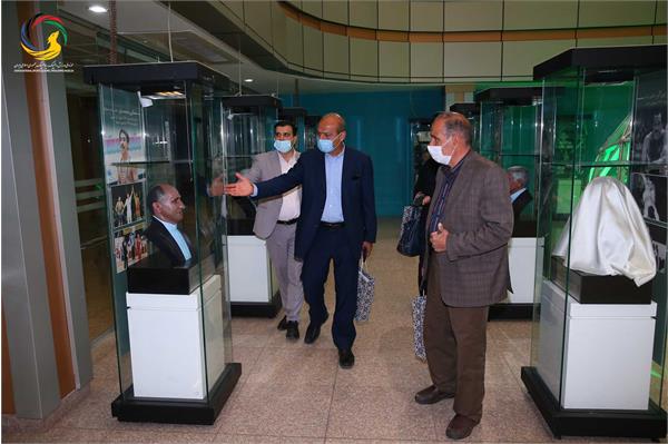بازدید کانون مربیان فوتبال از موزه ملی ورزش،المپیک،پارالمپیک