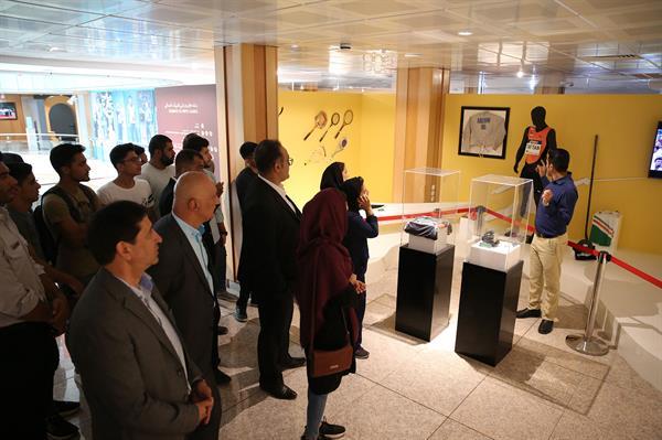 مراسم اهدا کاپ افتخارآفرینان ورزش راگبی و بازدید از موزه ملی ورزش،المپیک و پارالمپیک