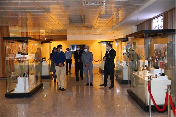 بازدید مدیرعامل سازمان ورزش شهرداری تهران از موزه