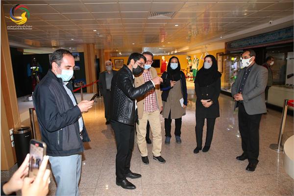 بازدید جمعی از کارشناسان دانشگاه صنعتی امیر کبیر از موزه ملی ورزش، المپیک، پارالمپیک