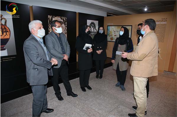بازدید جمعی از کارشناسان دانشگاه صنعتی امیر کبیر از موزه ملی ورزش، المپیک، پارالمپیک