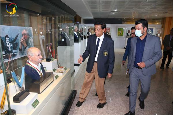 بازدید عبدالحلیم بن قادر رئیس فدراسیون سپک تاکرای آسیا از موزه ملی ورزش، المپیک، پارالمپیک
