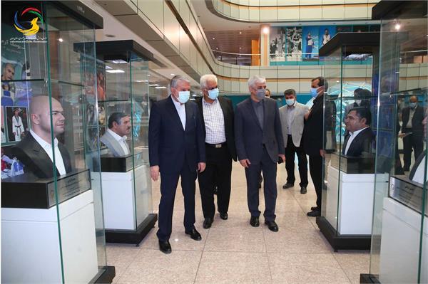 بازدید دکتر حمید سجادی وزیر ورزش و جوانان از موزه ملی ورزش، المپیک، پارالمپیک
