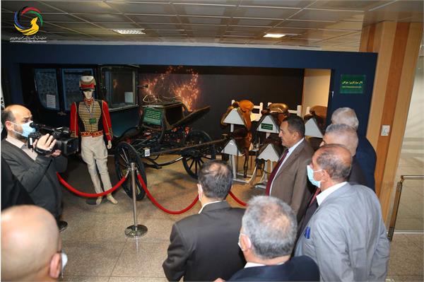 بازدید جمعی از روسای فدراسیون های ورزشی عراق از موزه ملی ورزش، المپیک، پارالمپیک