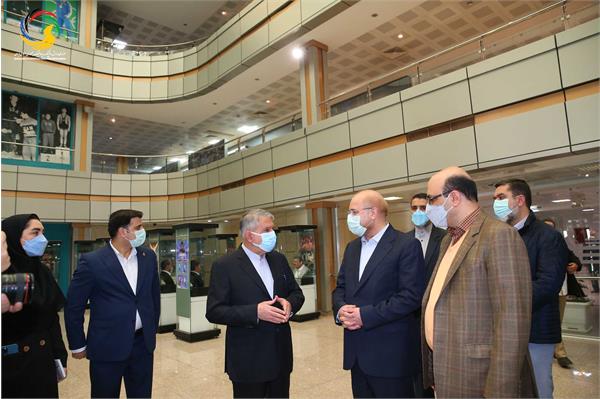 بازدید دکتر محمدباقر قالیباف از موزه ملی ورزش، المپیک، پارالمپیک