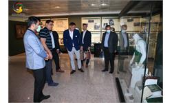 بازدید پیتر باچا عضو مجارستانی هیئت رئیسه اتحادیه جهانی کشتی از موزه ملی ورزش، المپیک، پارالمپیک