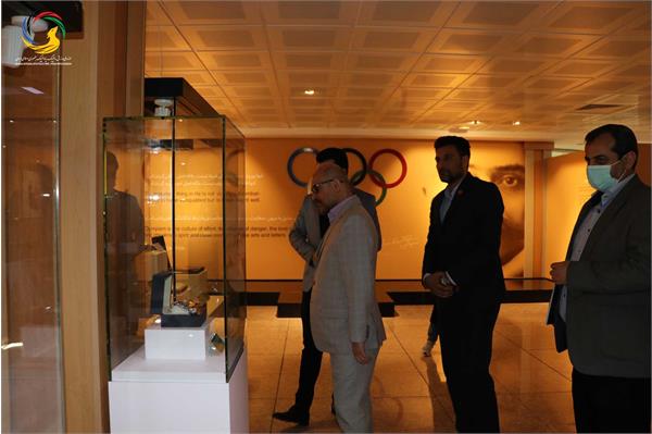 بازدید محمدرضا سبطی شهردار گرگان از موزه ملی ورزش، المپیک، پارالمپیک