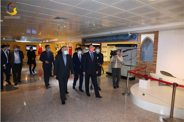 بازدید سفیر کشور چین و هیئت همراه از موزه ملی ورزش، المپیک، پارالمپیک