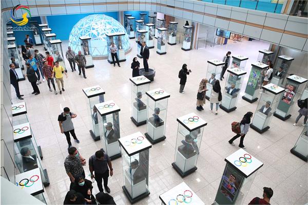 بازدید دانشجویان دانشکده تربیت بدنی دانشگاه خوارزمی از موزه ملی ورزش، المپیک، پارالمپیک