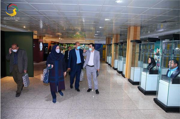 بازدید کانون مربیان فوتبال از موزه ملی ورزش،المپیک،پارالمپیک