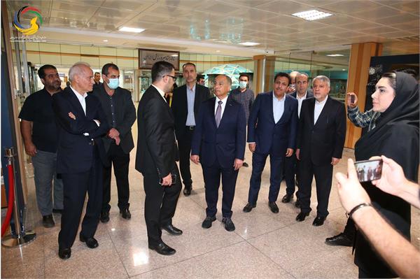 بازدید حسین المسلم مدیر کل شورای المپیک آسیا و رئیس فدراسیون بین المللی شنا از موزه ملی ورزش، المپیک، پارالمپیک