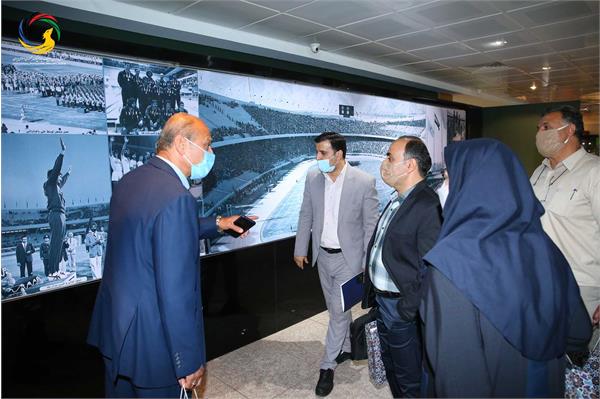 بازدید کانون مربیان فوتبال از موزه ملی ورزش،المپیک،پارالمپیک
