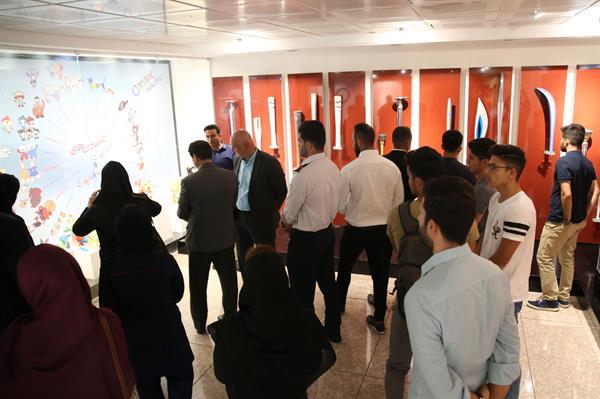 مراسم اهدا کاپ افتخارآفرینان ورزش راگبی و بازدید از موزه ملی ورزش،المپیک و پارالمپیک