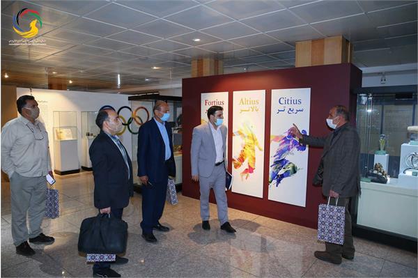 بازدید کانون مربیان فوتبال از موزه ملی ورزش،المپیک،پارالمپیک