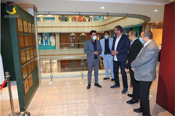 بازدید وسلین وویویچ سرمربی تیم ملی هندبال ایران از موزه ملی ورزش، المپیک، پارالمپیک