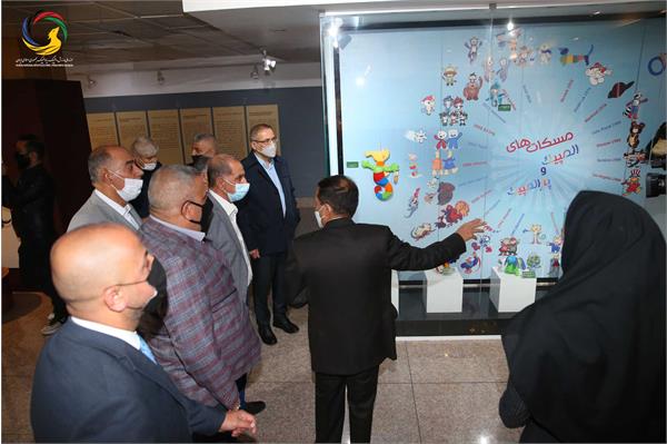 بازدید جمعی از روسای فدراسیون های ورزشی عراق از موزه ملی ورزش، المپیک، پارالمپیک
