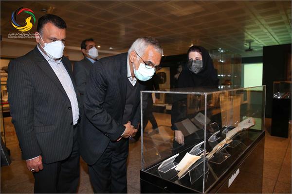بازدید معاون وزارت تعاون، کار و رفاه اجتماعی از موزه ملی ورزش المپیک و پارالمپیک