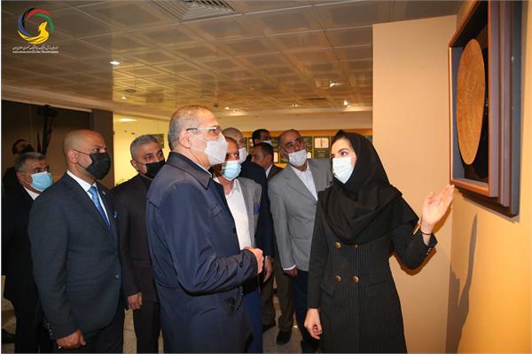 بازدید جمعی از روسای فدراسیون های ورزشی عراق از موزه ملی ورزش، المپیک، پارالمپیک
