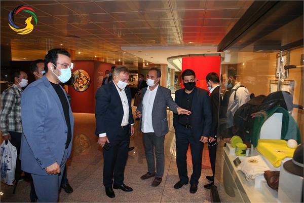 بازدید رئیس فدراسیون کشتی صربستان از موزه ملی ورزش،المپیک،پارالمپیک
