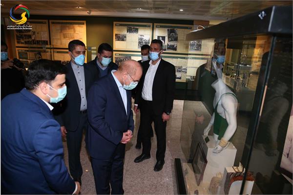 بازدید دکتر محمدباقر قالیباف از موزه ملی ورزش، المپیک، پارالمپیک