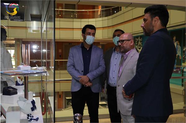 بازدید محمدرضا سبطی شهردار گرگان از موزه ملی ورزش، المپیک، پارالمپیک