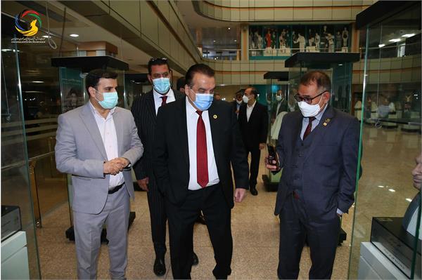 بازدید وزیر و رئیس کمیته ملی المپیک افغانستان و هیئت همراه از موزه ملی ورزش،المپیک،پارالمپیک