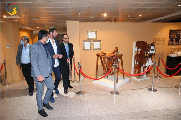 بازدید وسلین وویویچ سرمربی تیم ملی هندبال ایران از موزه ملی ورزش، المپیک، پارالمپیک