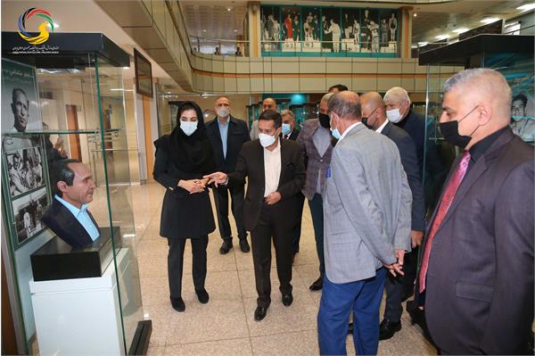 بازدید جمعی از روسای فدراسیون های ورزشی عراق از موزه ملی ورزش، المپیک، پارالمپیک