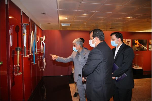 بازدید مدیرعامل سازمان ورزش شهرداری تهران از موزه