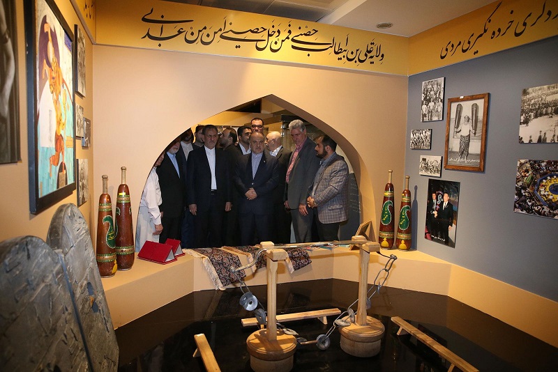 آیین افتتاحیه موزه ورزش،المپیک،پارالمپیک