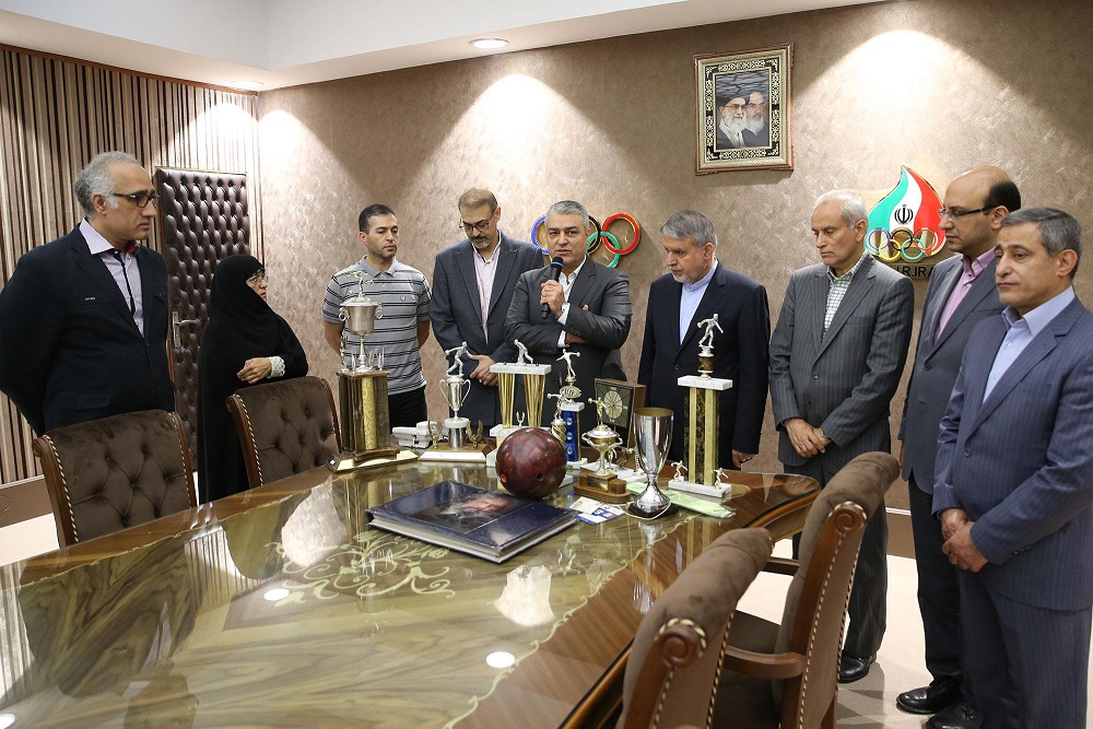 مراسم اهدا مدال و کاپ افتخارآفرینان ورزش کشور به موزه المپیک و پارالمپیک پارت سوم