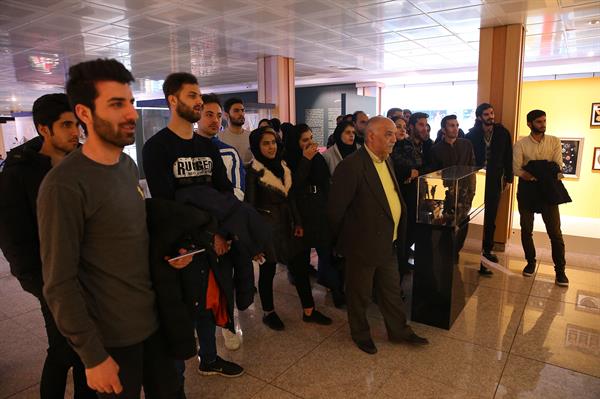 بازدید دانشجویان دانشگاه علامه طباطبایی از موزه المپیک