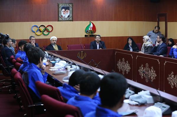 بازدید ریاست سازمان بهزیستی از موزه ملی ورزش، المپیک و پارالمپیک