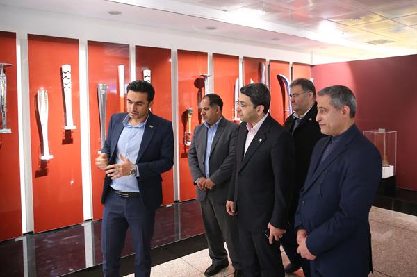 بازدید ریاست سازمان بهزیستی از موزه ملی ورزش، المپیک و پارالمپیک