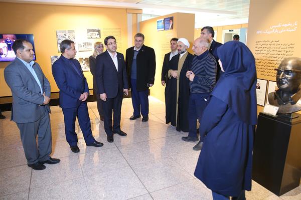 بازدید ریاست سازمان بهزیستی از موزه ملی ورزش، المپیک و پارالمپیک
