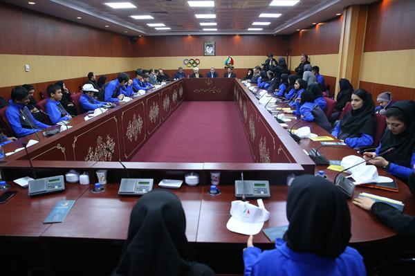 بازدید ریاست سازمان بهزیستی از موزه ملی ورزش، المپیک و پارالمپیک