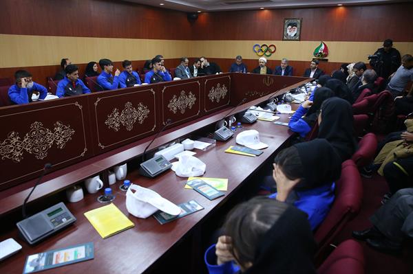 بازدید ریاست سازمان بهزیستی از موزه ملی ورزش، المپیک و پارالمپیک