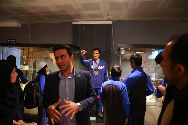 بازدید ریاست سازمان بهزیستی از موزه ملی ورزش، المپیک و پارالمپیک