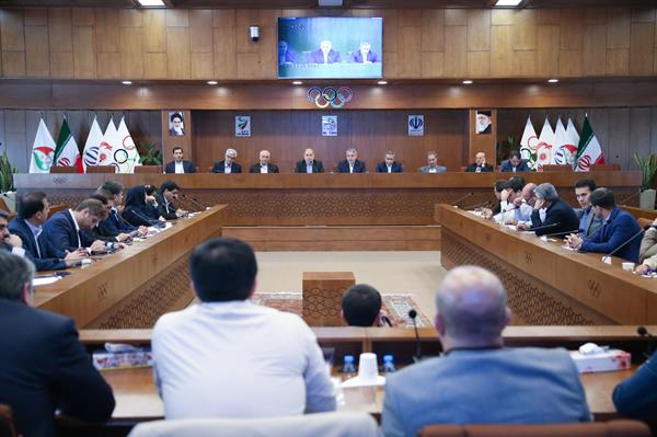 بازدید مدیران کل تربیت بدنی سراسر کشور از موزه و نشست صمیمی با ریاست کمیته ملی المپیک