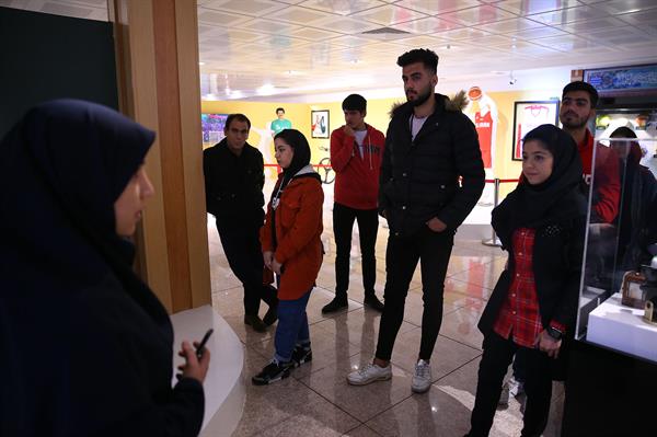 بازدید کنندگان موزه ملی ورزش، المپیک و پارالمپیک در آذر ماه پارت دوم