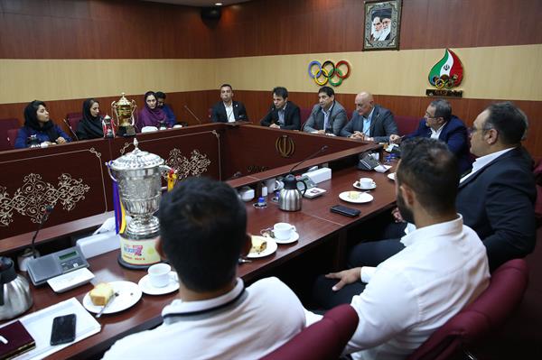 مراسم اهدا کاپ افتخارآفرینان ورزش راگبی و بازدید از موزه ملی ورزش،المپیک و پارالمپیک