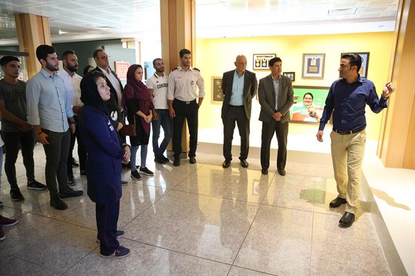 مراسم اهدا کاپ افتخارآفرینان ورزش راگبی و بازدید از موزه ملی ورزش،المپیک و پارالمپیک