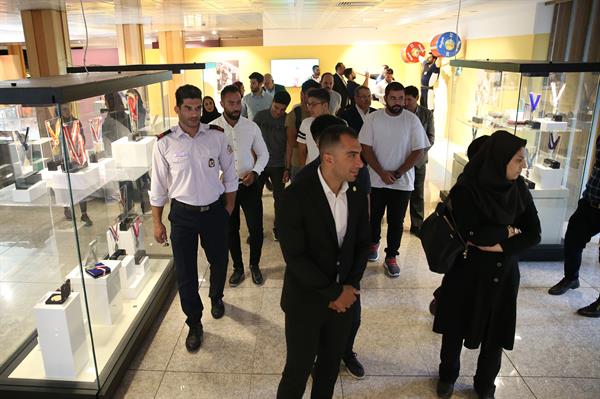 مراسم اهدا کاپ افتخارآفرینان ورزش راگبی و بازدید از موزه ملی ورزش،المپیک و پارالمپیک
