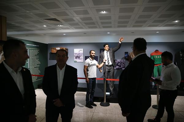 مراسم اهدا کاپ افتخارآفرینان ورزش راگبی و بازدید از موزه ملی ورزش،المپیک و پارالمپیک