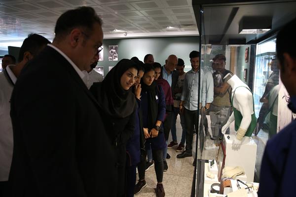 مراسم اهدا کاپ افتخارآفرینان ورزش راگبی و بازدید از موزه ملی ورزش،المپیک و پارالمپیک